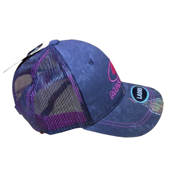 Mossy Oak Ladies Camo Pink Logo Adjustable Mesh Back Baseball Hat Cap -NWT‎ - Picture 3 of 6